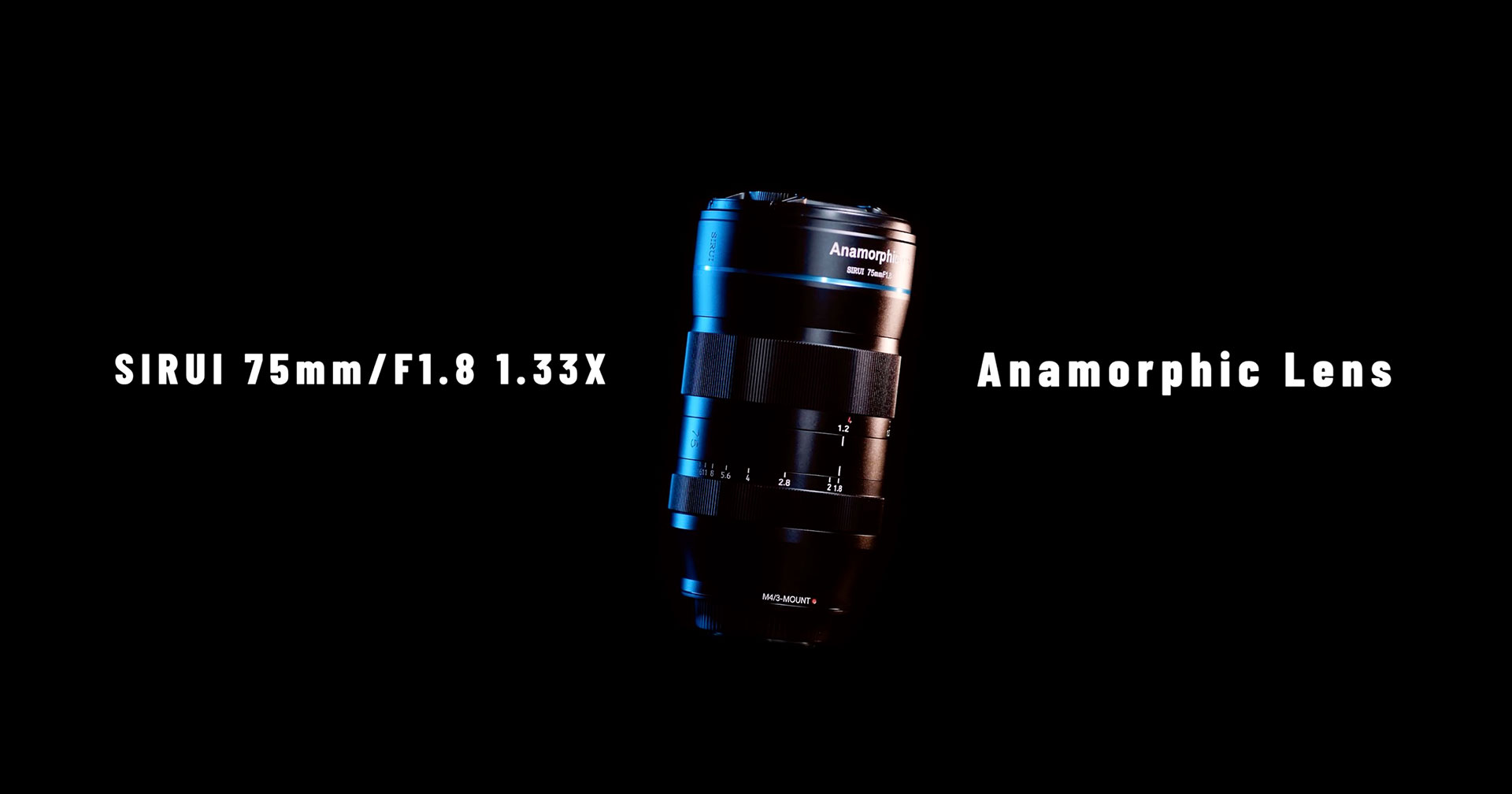 เปิดตัว Sirui 75mm f/1.8 Anamorphic 1.33x สำหรับกล้องมิเรอร์เลส APS-C