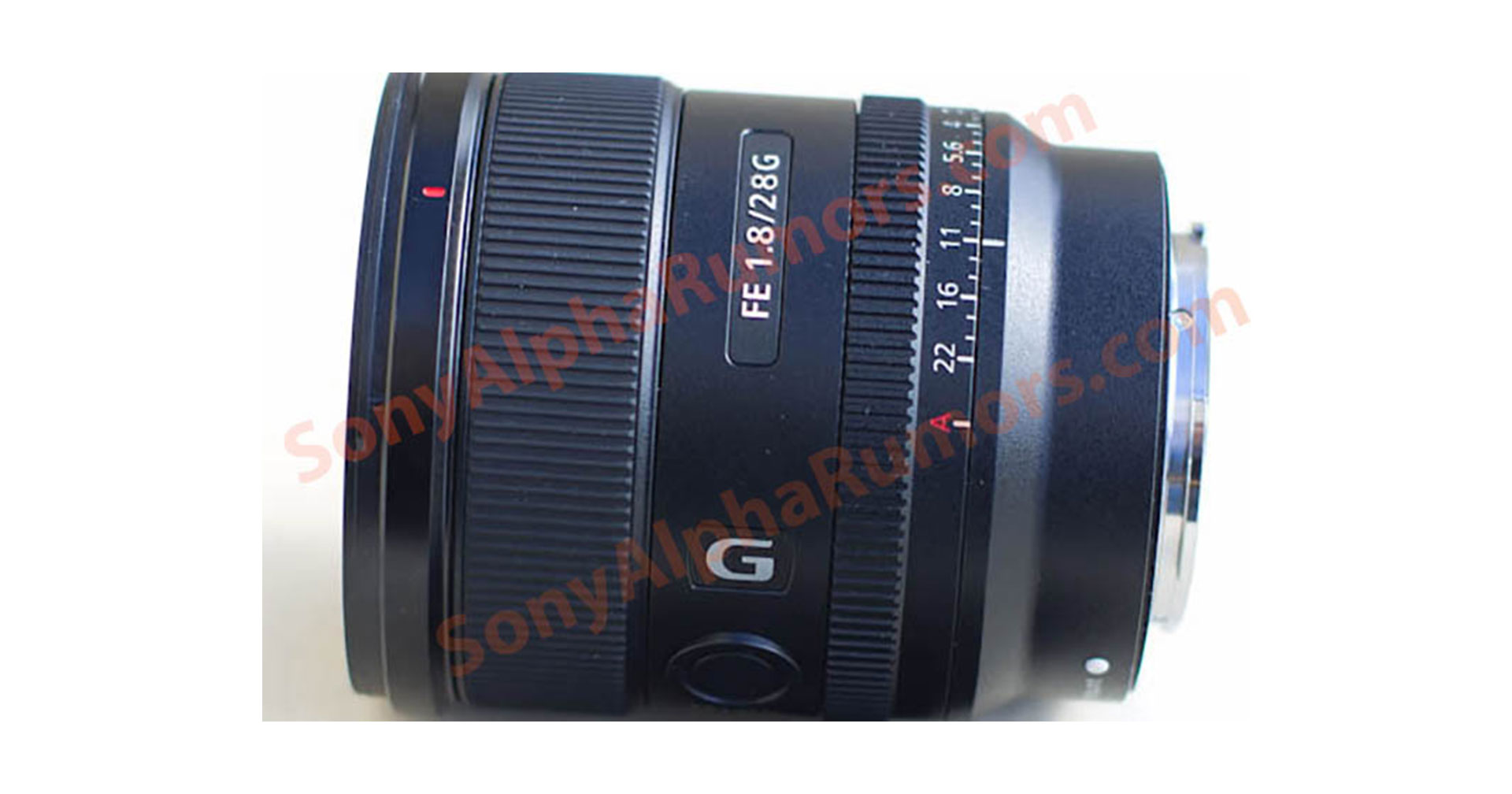 หลุดภาพแรก เลนส์มุมกว้างไวแสง Sony FE 28mm f/1.8 G