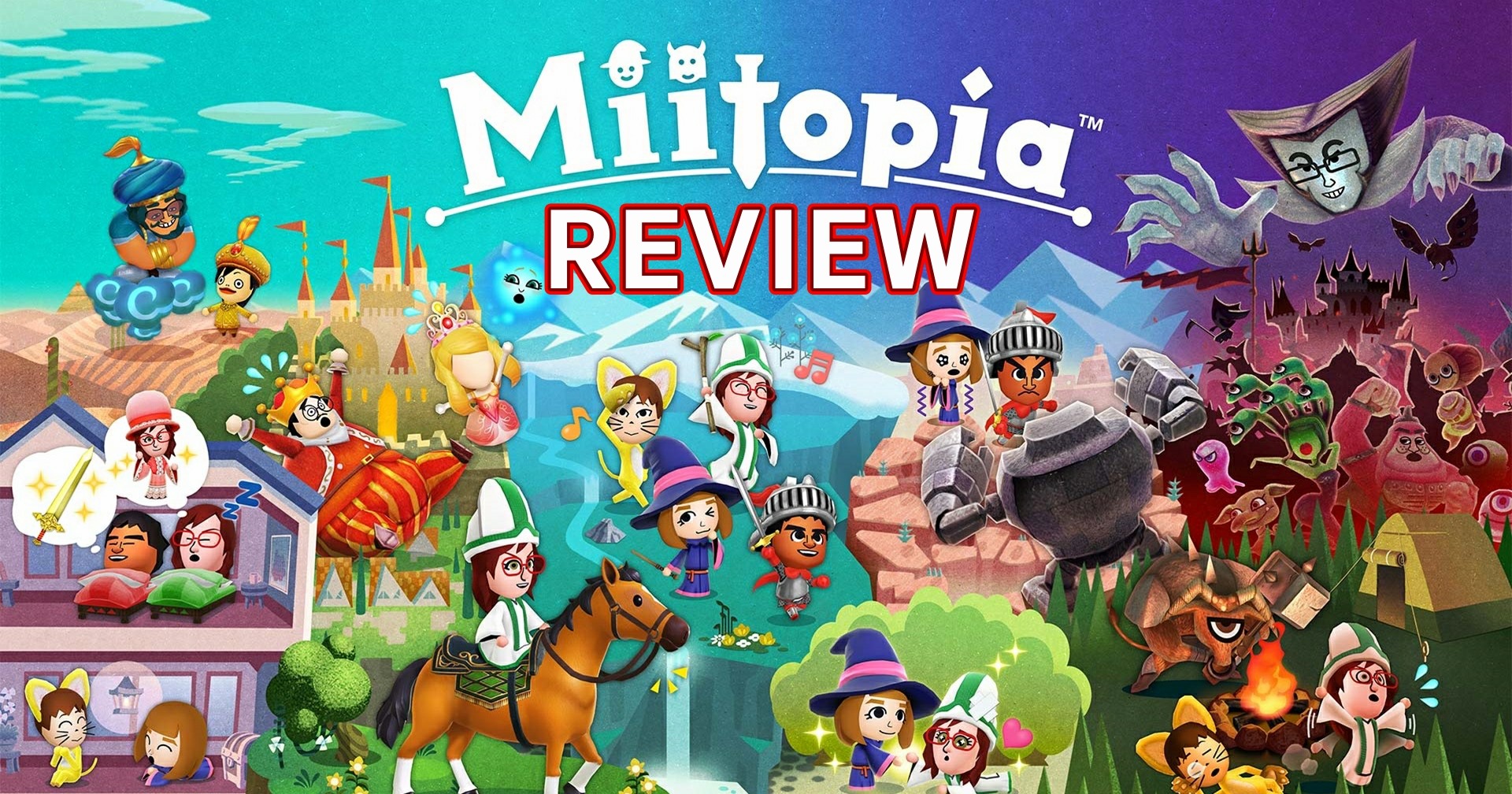 รีวิวเกม Miitopia (Nintendo Switch) เกม RPG ที่สร้างเพื่อนเป็นบอสใหญ่ในเกมได้