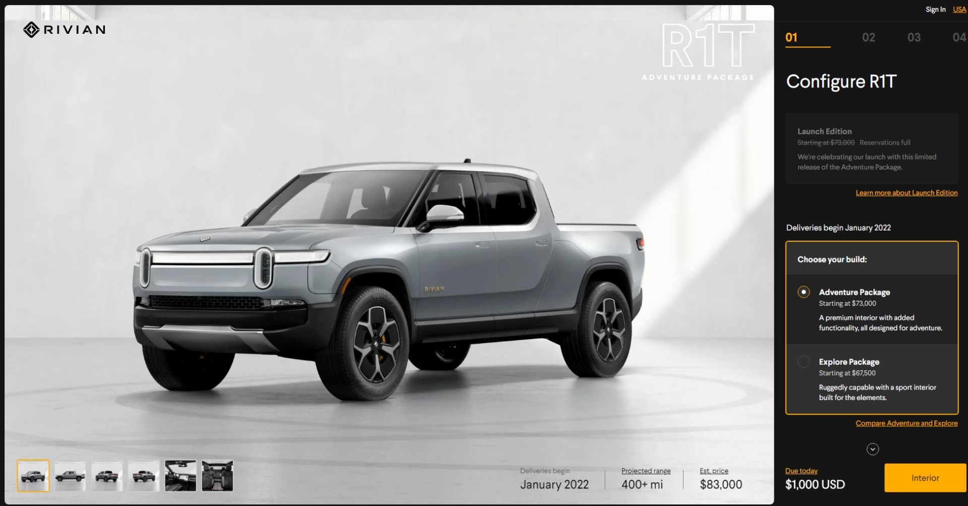 กำลังมา! Rivian จะส่งมอบรถกระบะไฟฟ้า R1T และรถ SUV ไฟฟ้า R1S ใน ก.ค. นี้