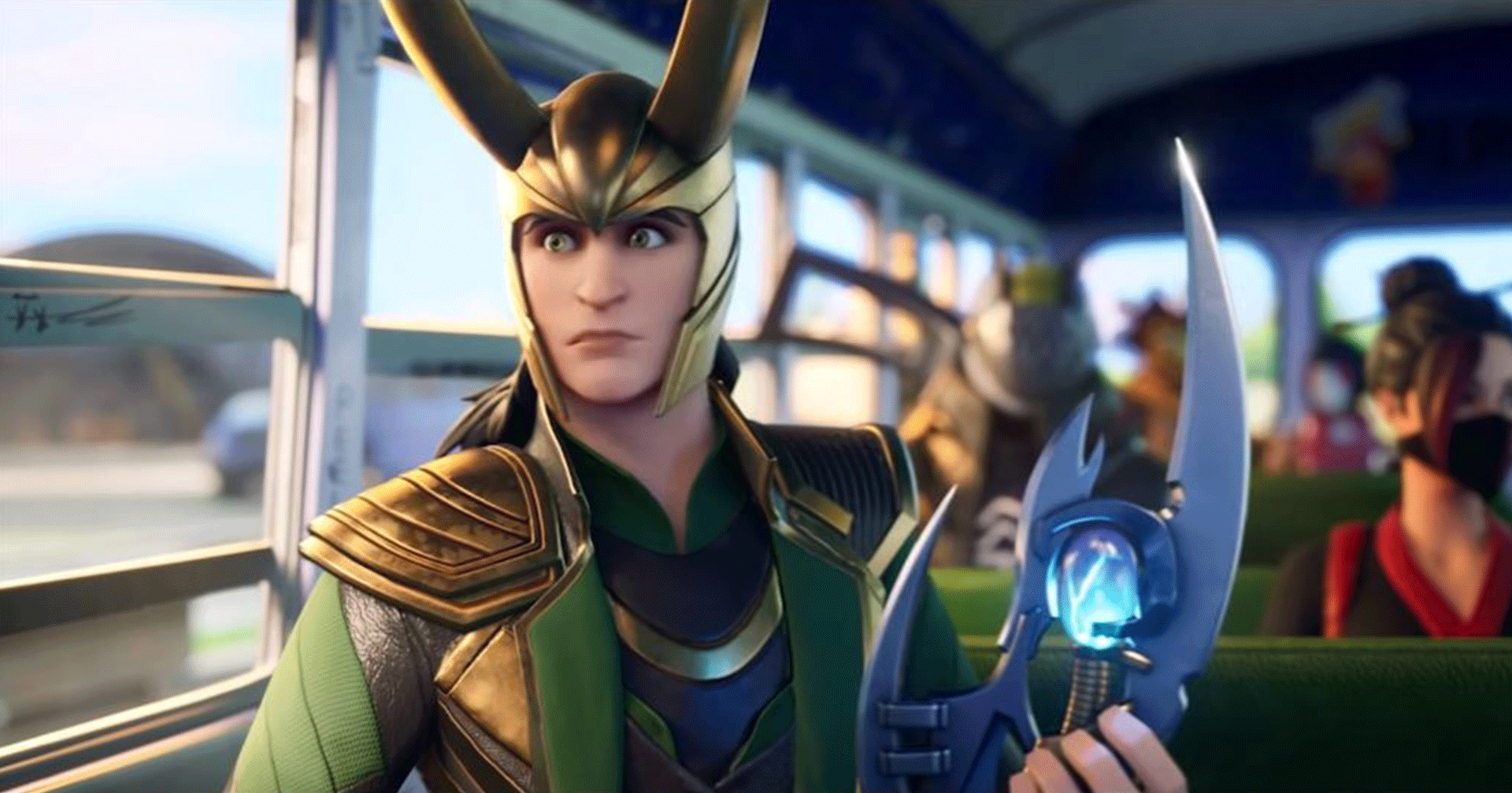 Loki เทพวายร้ายแห่ง Asgard เข้าร่วมขบวนรถบัส Fortnite ในเดือนกรกฎาคมนี้