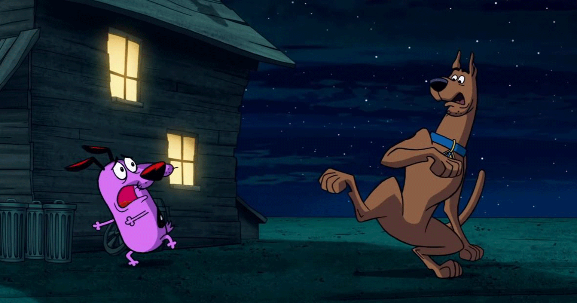 Straight Outta Nowhere: Scooby Doo Meets Courage the Cowardly Dog