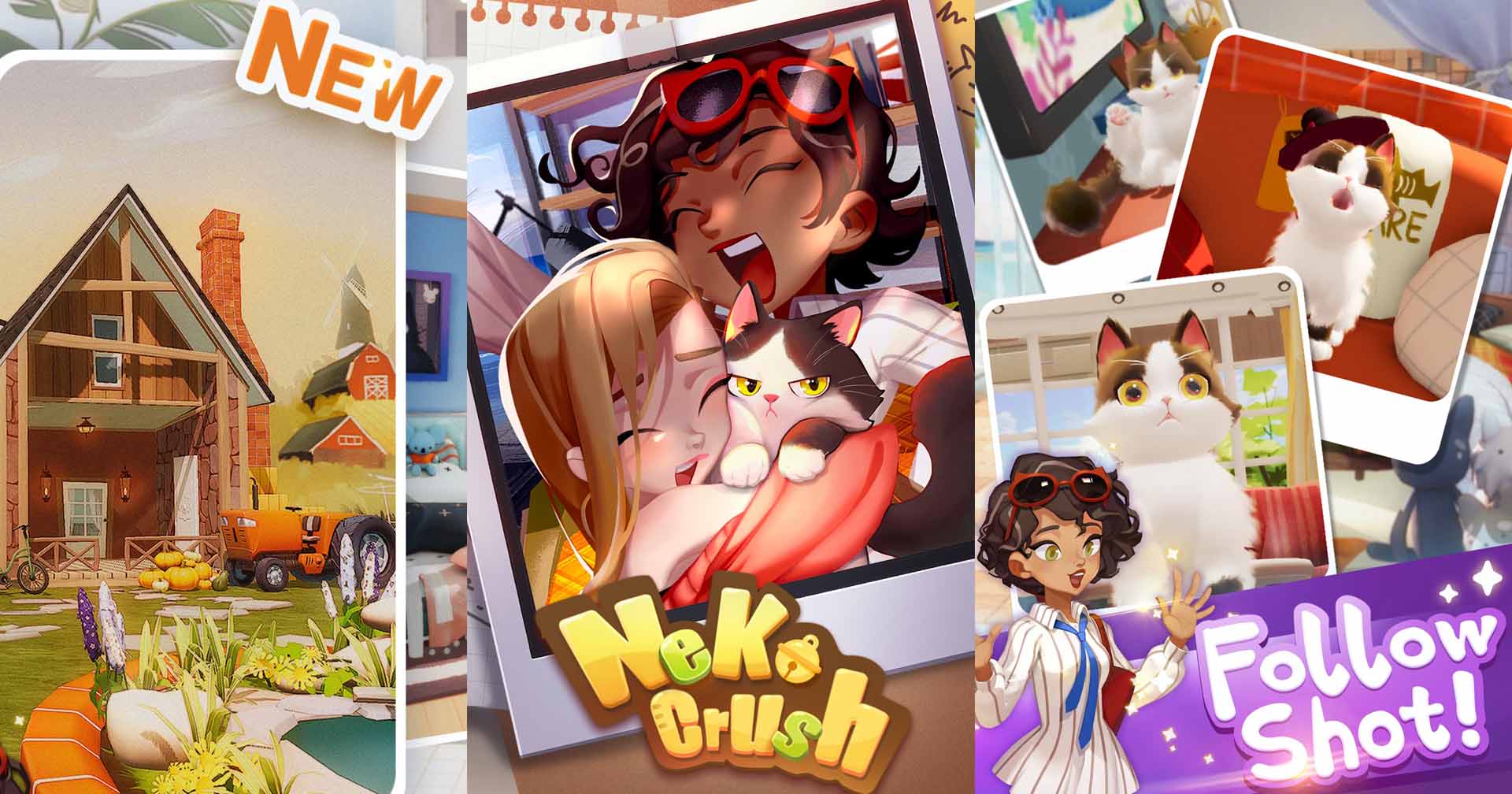 [รีวิวเกม] Neko Crush เกมมือถือจับคู่ แต่งบ้านเลี้ยงแมว สุดน่ารัก