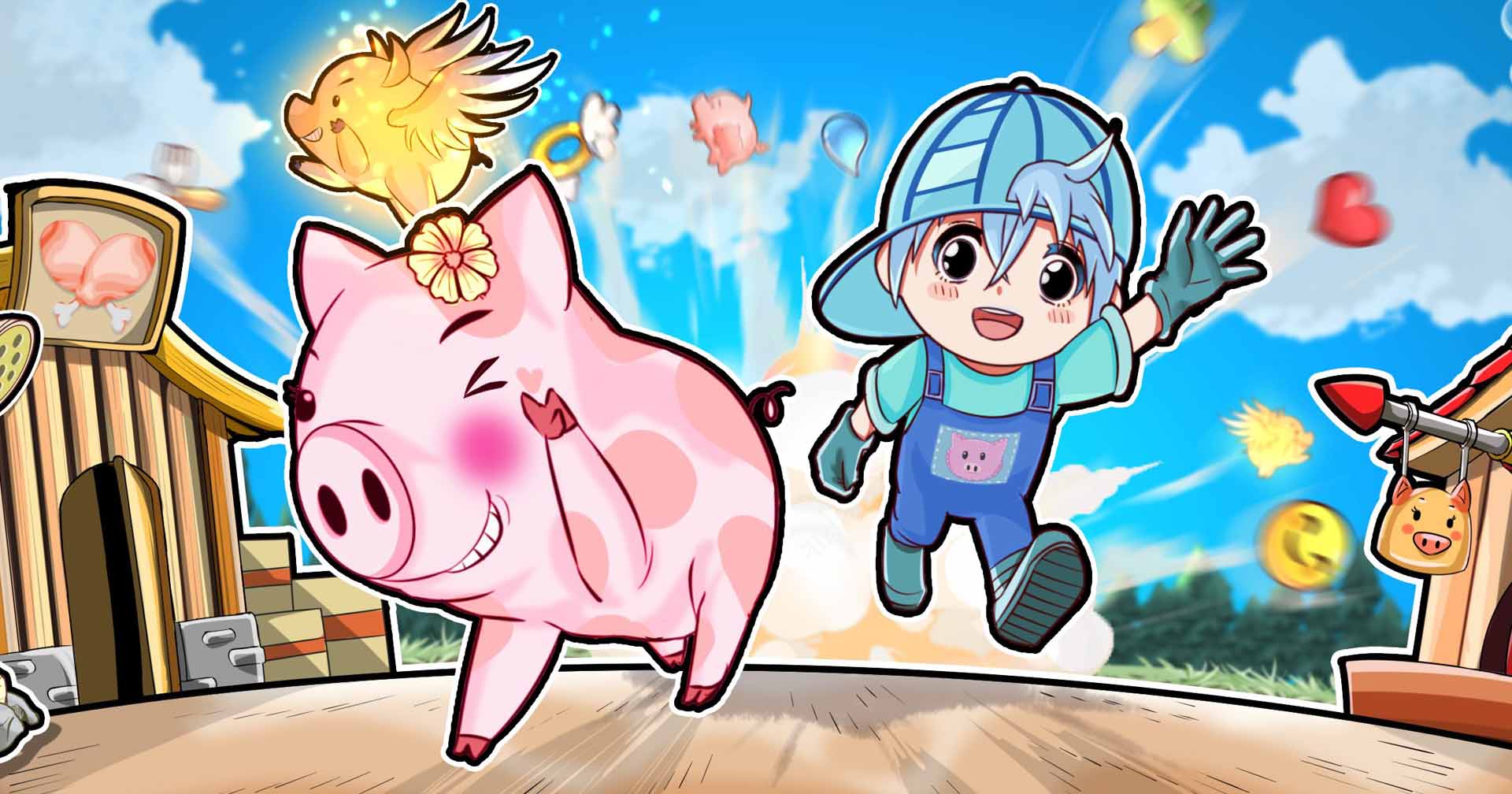 [รีวิวเกม] Piggy เลี้ยงหมูกับเพื่อน เปิดทดลองเล่น ให้ย้อนวันวานเป็นโจรขโมยหมูอีกครั้ง!