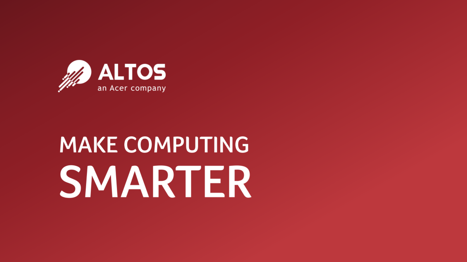 Acer เปิดตัวแบรนด์ Altos Computing ยกทัพ ฮาร์ดแวร์-โซลูชัน ลุยตลาดองค์กรธุรกิจ