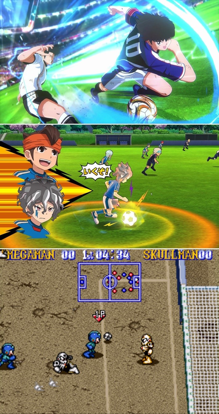 Captain Tsubasa Inazuma Eleven Mega Man Soccer