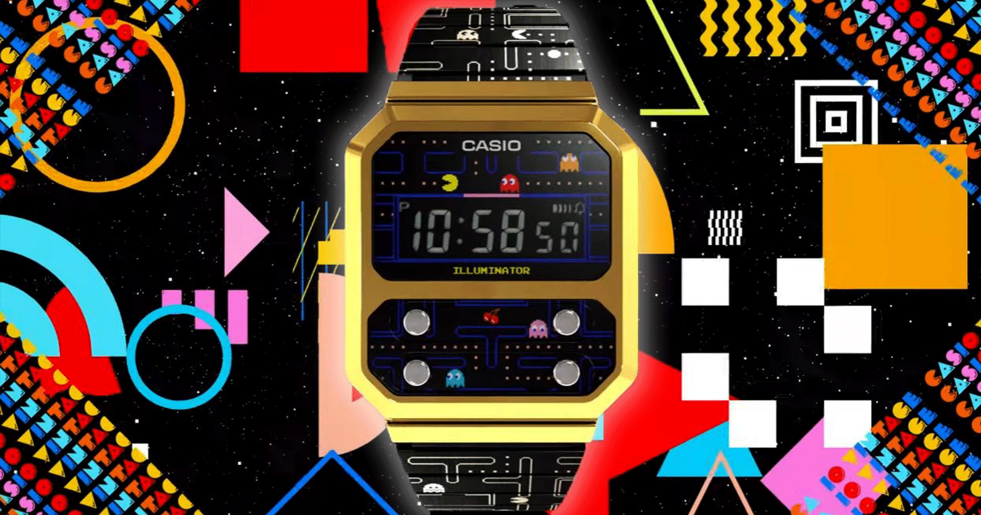 Casio ร่วมมือกับ Bandai Namco เปิดตัวนาฬิกา Pac-Man