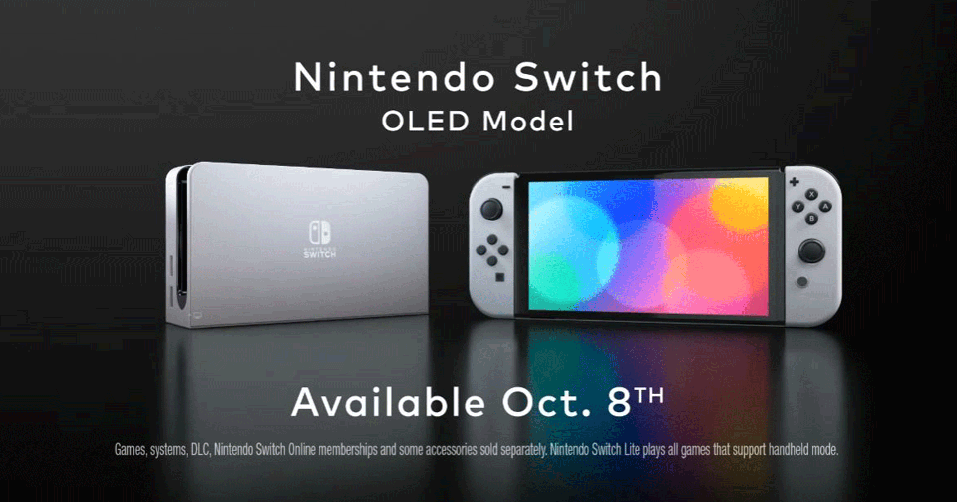 Nintendo เซอร์ไพรส์เปิดตัว Switch (OLED Model) แบบไม่ทันตั้งตัว