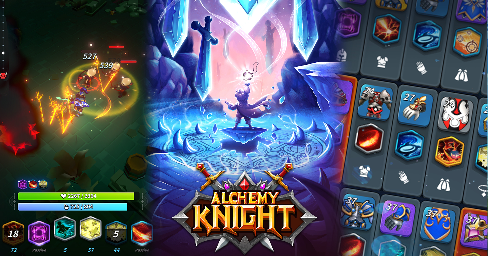 [รีวิวเกม] Alchemy Knight เกม RPG อัปเกรดของตะลุยดันเจียนสุดท้าทาย