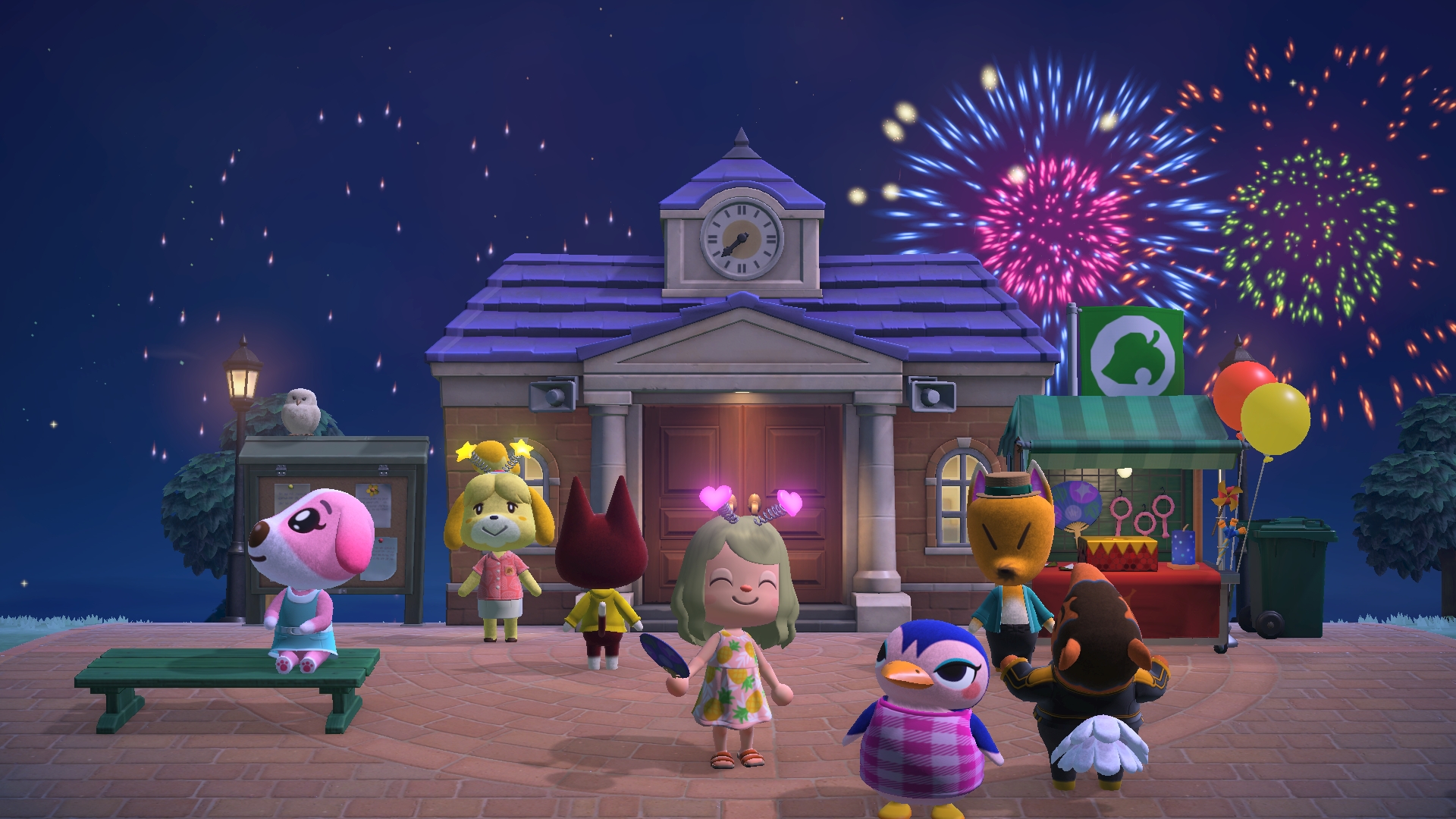 เตรียมชมโชว์พลุดอกไม้ไฟใน Animal Crossing: New Horizons