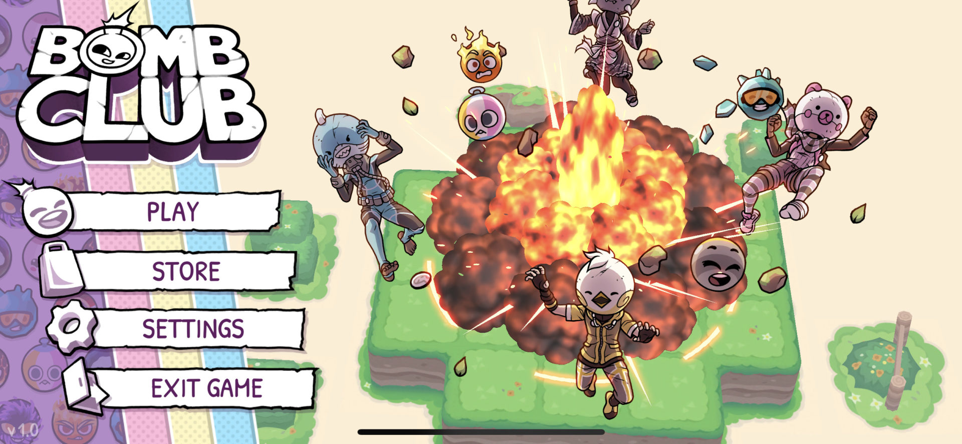 เกม Bomb Club เกมแนว Puzzle ที่จะให้คุณคิดหาวิธีวางระเบิดให้ส่งผลต่อเนื่องเป็นลูกโซ่จนราบไปทั้งแมป ขอบอกเลยว่าเล่นเพลินเอาเรื่อง