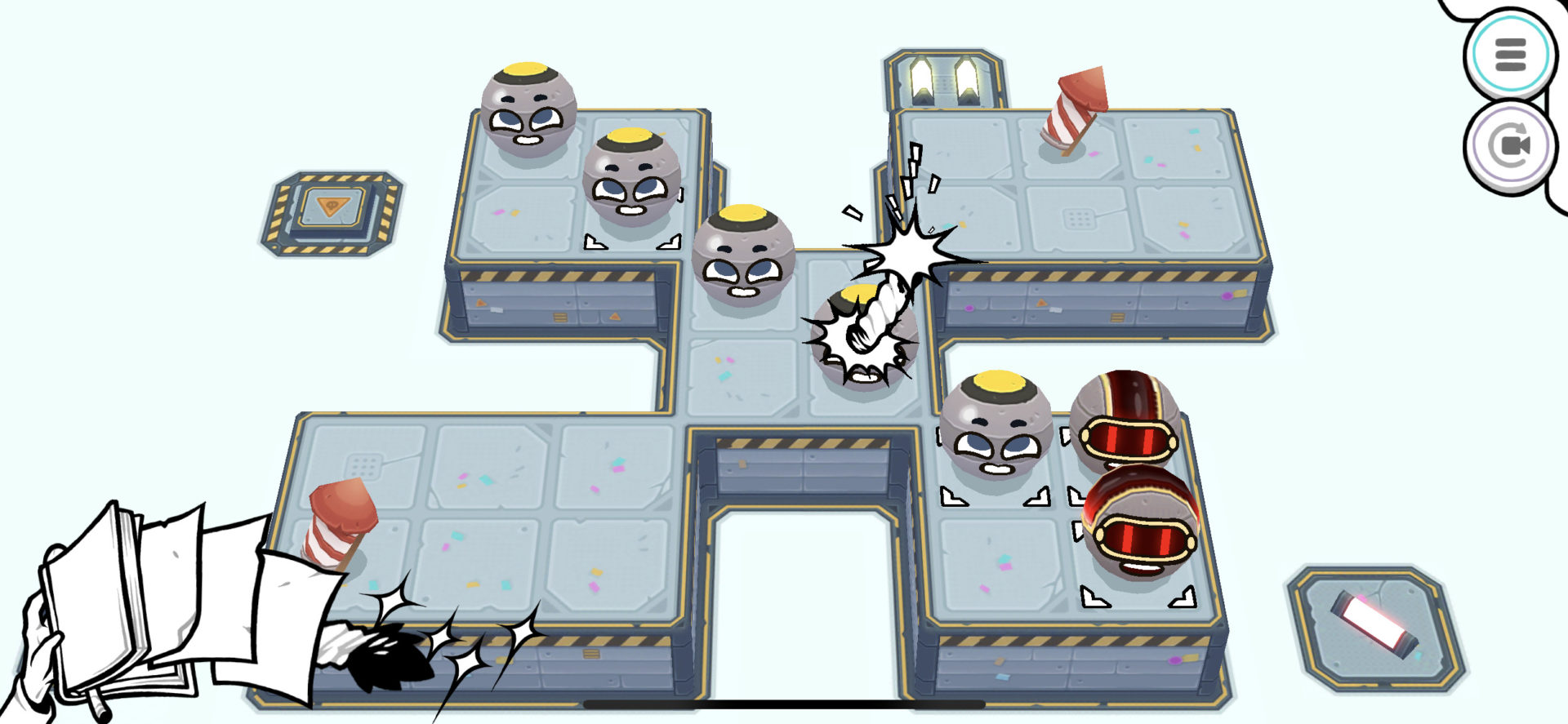 เกม Bomb Club เกมแนว Puzzle ที่จะให้คุณคิดหาวิธีวางระเบิดให้ส่งผลต่อเนื่องเป็นลูกโซ่จนราบไปทั้งแมป ขอบอกเลยว่าเล่นเพลินเอาเรื่อง