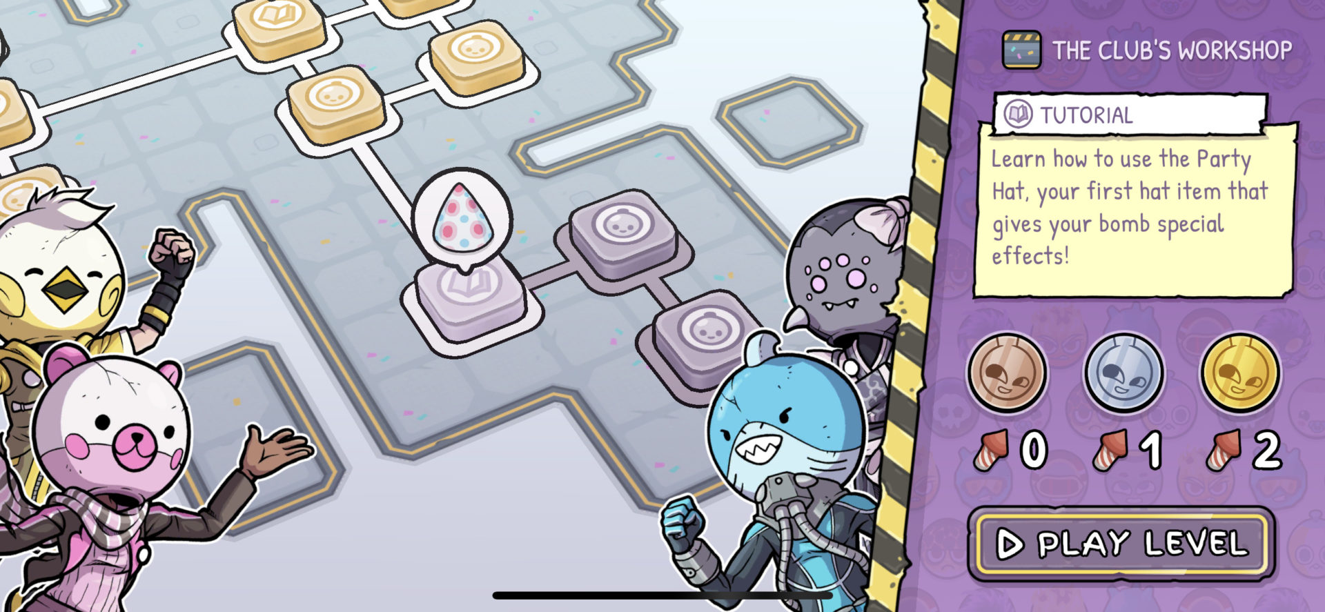 เกม Bomb Club เกมแนว Puzzle ที่จะให้คุณคิดหาวิธีวางระเบิดให้ส่งผลต่อเนื่องเป็นลูกโซ่จนราบไปทั้งแมป ขอบอกเลยว่าเล่นเพลินเอาเรื่อง