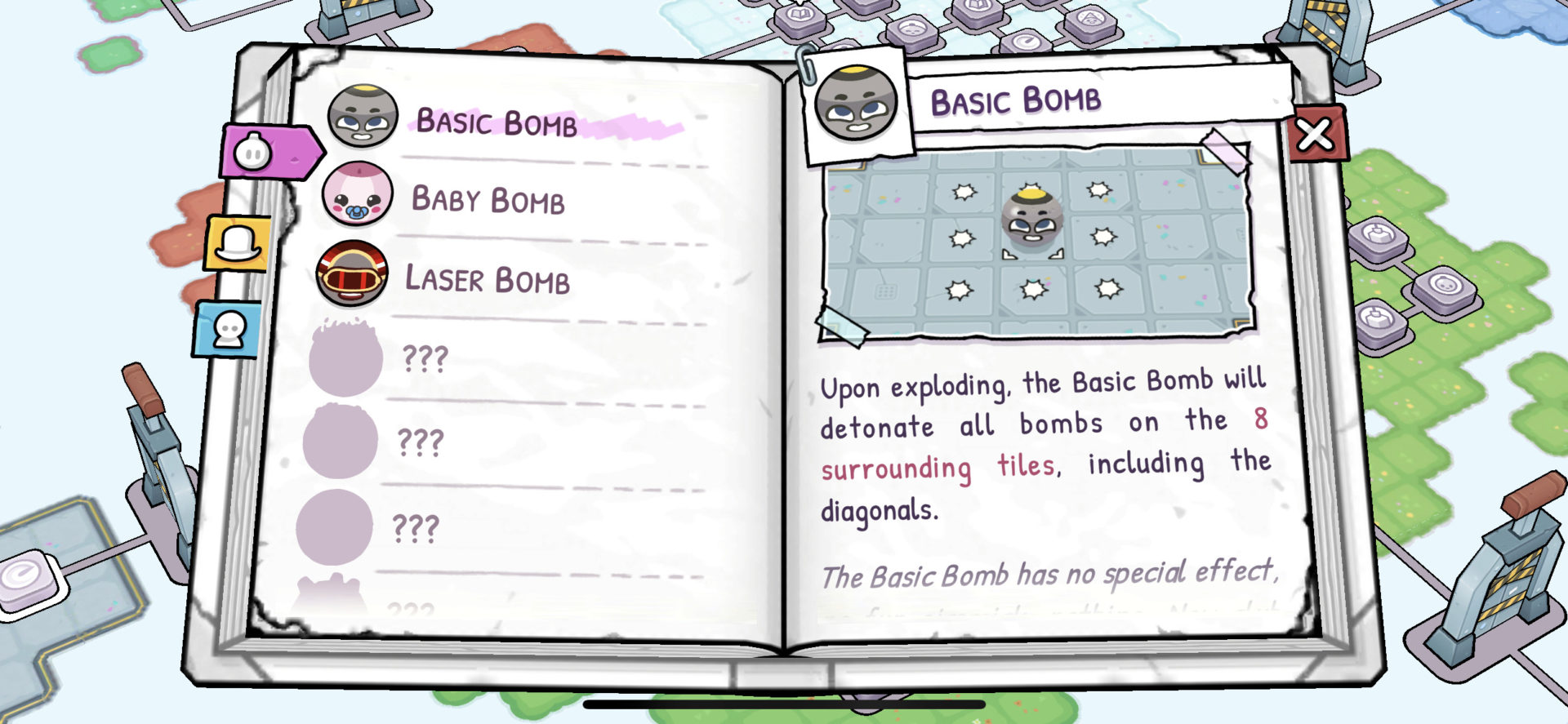 เกม Bomb Club เกมแนว Puzzle ที่จะให้คุณคิดหาวิธีวางระเบิดให้ส่งผลต่อเนื่องเป็นลูกโซ่จนราบไปทั้งแมป ขอบอกเลยว่าเล่นเพลินเอาเรื่อง