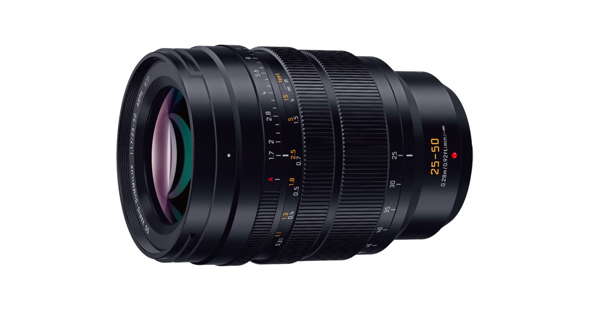 หลุดสเปก Panasonic Leica DG 25-50mm F1.7 ก่อนเปิดตัวในสัปดาห์นี้