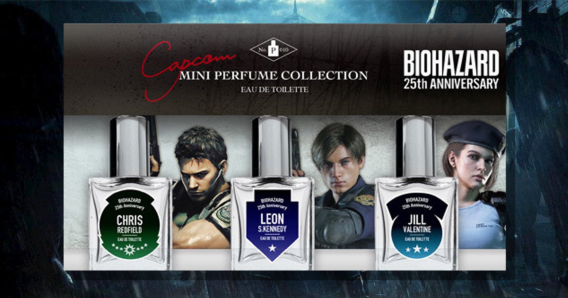 Capcom เปิดตัวน้ำหอม Resident Evil ฉลองครบรอบ 25 ปี ที่ญี่ปุ่น