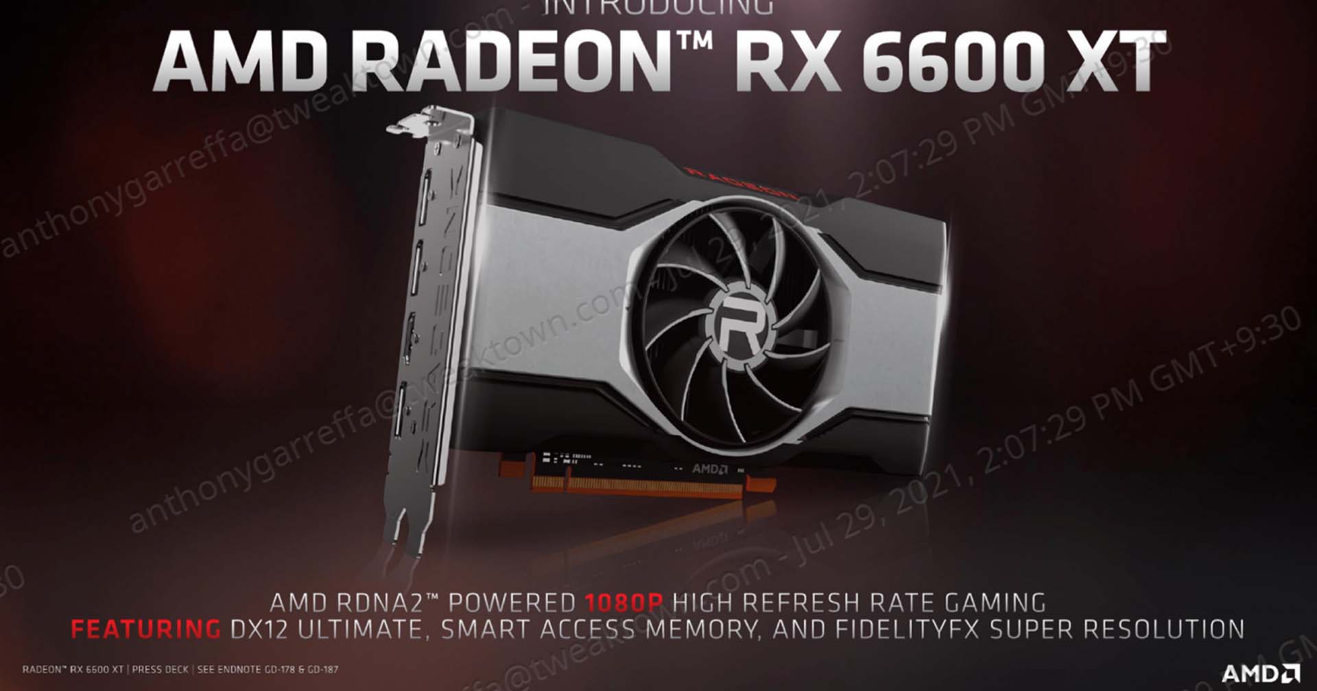 คะแนนทดสอบ Radeon RX6600 XT ใน OpenCL มาแล้ว แรงพอ ๆ กับ RX 5700 XT แต่ประหยัดไฟกว่า