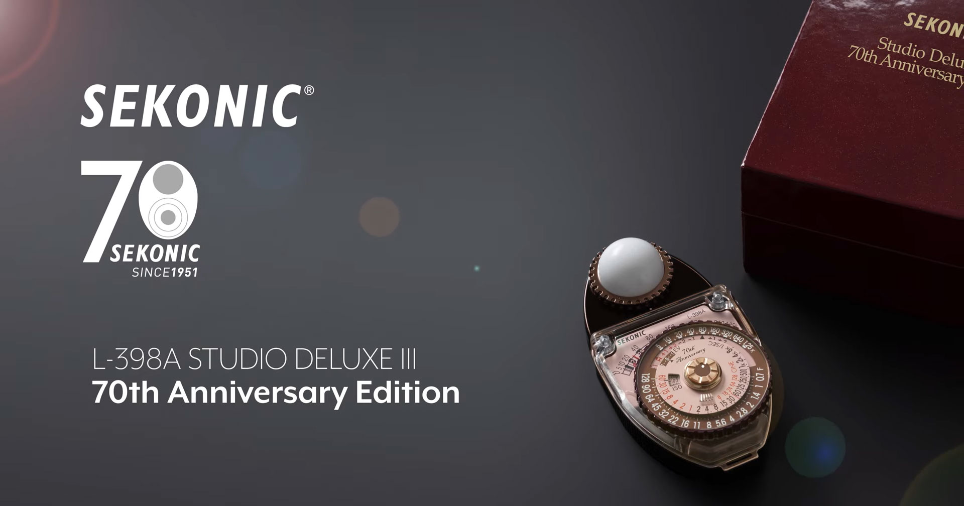 Sekonic ฉลองครบรอบ 70 ปี เปิดตัวเครื่องวัดแสงสุดคลาสสิก Limited Edition