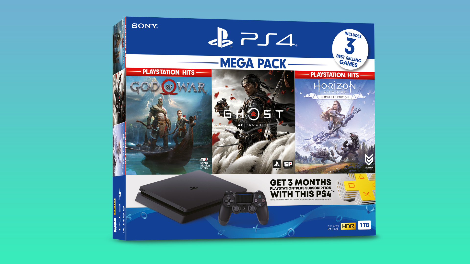 Sony ประกาศพร้อมวางจำหน่าย “PlayStation®4 MEGA PACK” พร้อมเกมที่มียอดขายสูงสุด 3 เกม 15 ก.ค. นี้