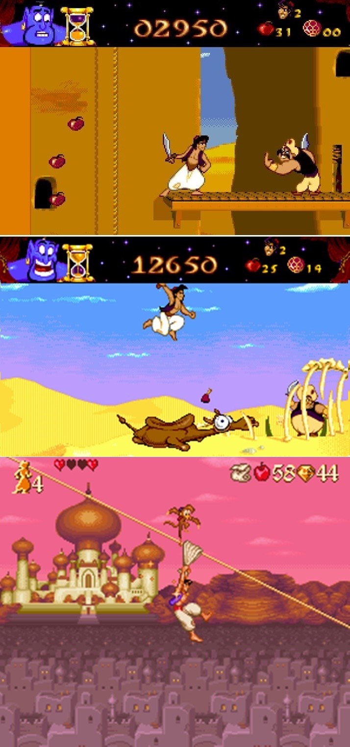  ‘Disney Classic Games Aladdin and The Lion King