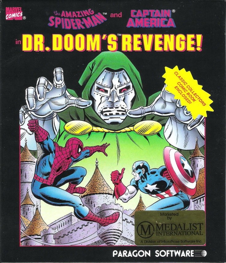 The Amazing Spider-Man and Captain America in Dr. Doom's Revenge!