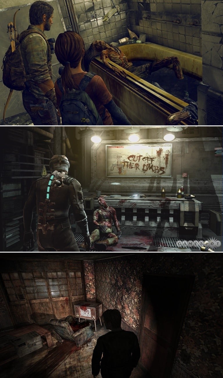 The Last of Us 
dead space
silent hill