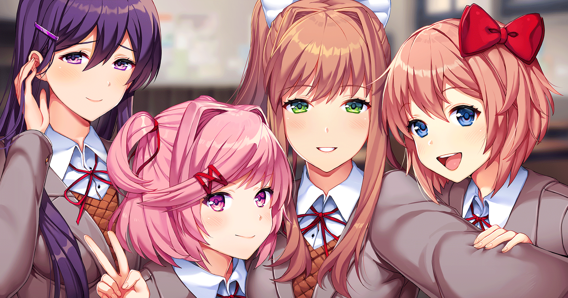 [รีวิวเกม] Doki Doki Literature Club Plus! ชมรมวรรณกรรมสุดหวาน เขียนหนทาง สู่ห̵̩̽ั̴̲̇ว̵̺͝ใ̴̢̈́จ̴̤͊เ̵̤̄ธ̵͍̚อ̶͈͝