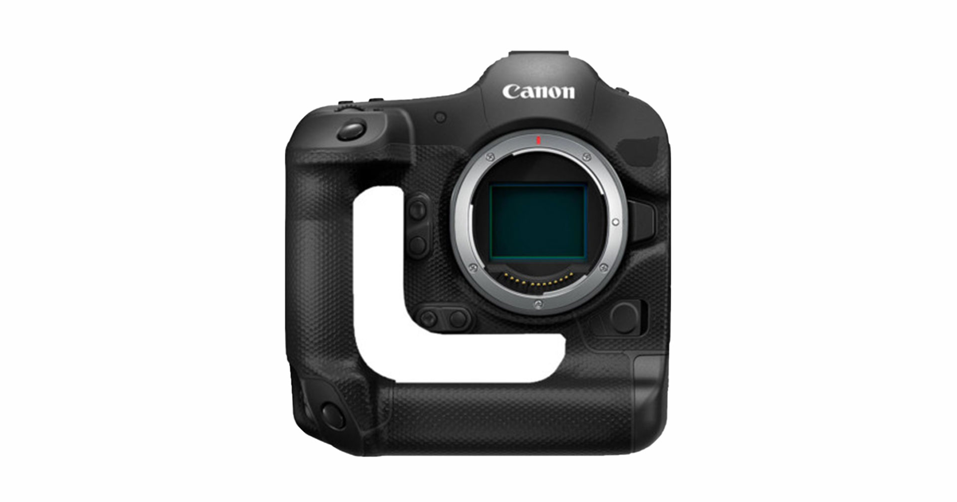 Canon จดสิทธิบัตรกล้องมิเรอร์เลสดีไซน์แปลก ที่เจาะรูตรงกลางเป็นทรงตัว L จับถนัดขึ้น