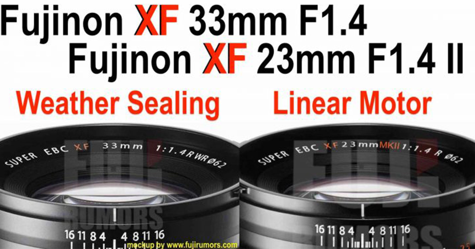 ยังมีอีก! Fujinon XF 33mm F1.4 เตรียมเปิดตัวพร้อม XF 23mm F1.4 II วันที่ 2 ก.ย.