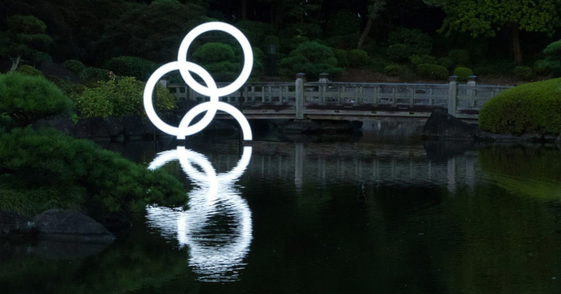 5 ห่วงจมน้ำผลงานศิลปินชาวญี่ปุ่น สะท้อนความแตกแยกในประเทศหลังจบโอลิมปิก