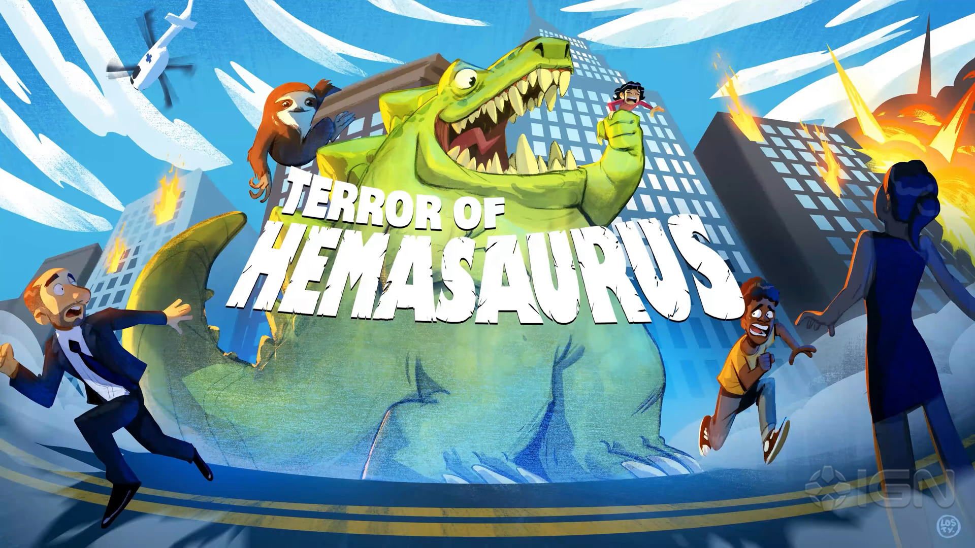 Loren Lemcke เปิดตัว Terror of Hemasaurus เกมสัตว์ประหลาดถล่มเมือง