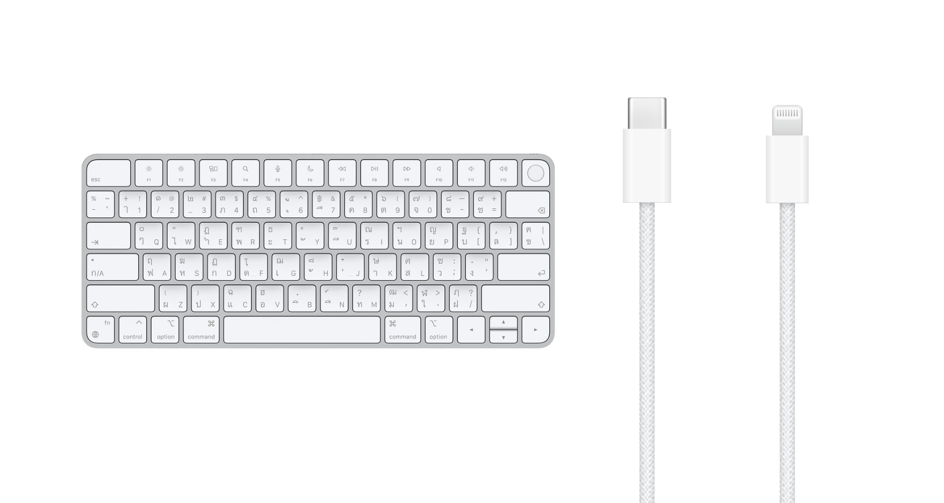 Apple วางจำหน่าย Magic Keyboard ใหม่มี Touch ID และสายชาร์จแบบถัก!!