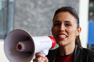 Jacinda Ardern, leader of the NZ Labour party, was at the University of Auckland Quad on the first of September, 2017.