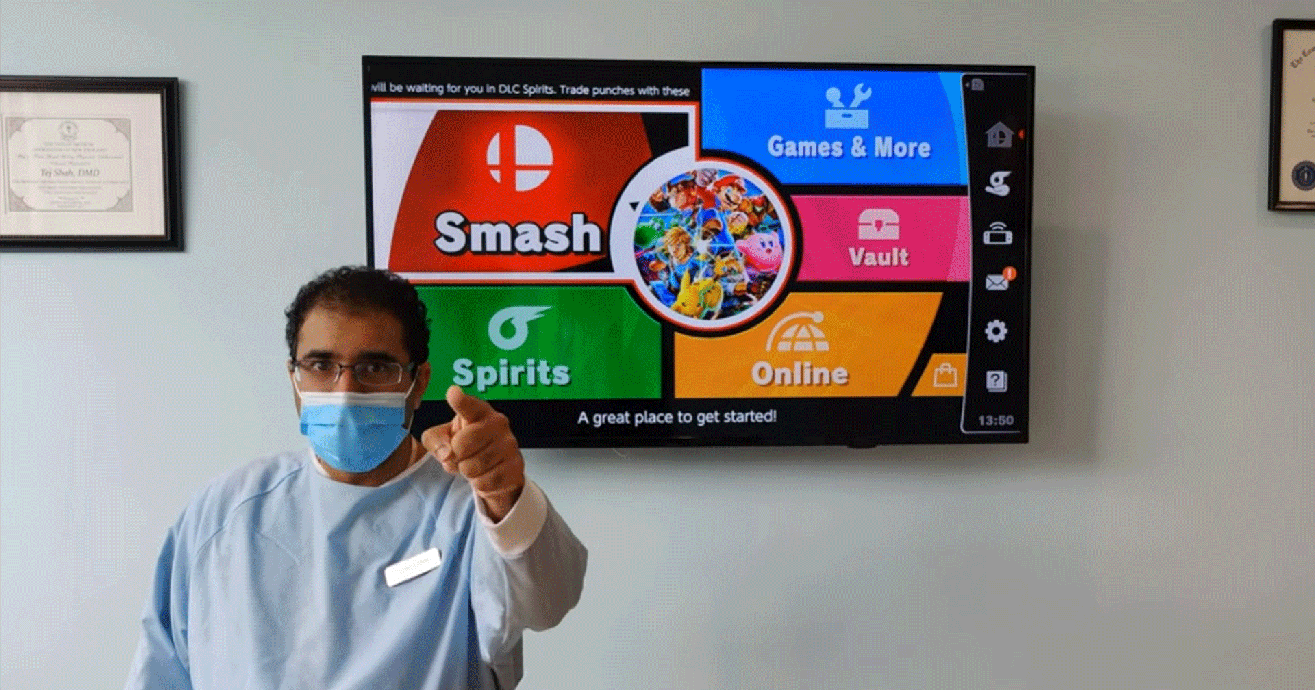 หมอฟันท้าคนไข้! ถ้าชนะ Super Smash Bros. จะทำความสะอาดฟันให้ฟรี