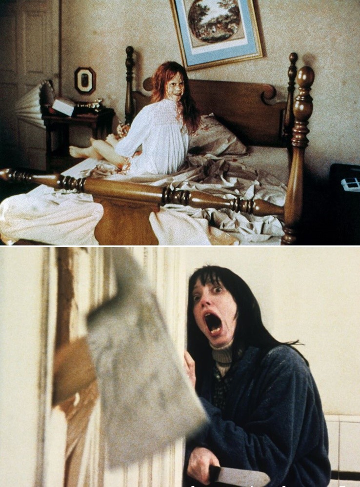 The Exorcist 
The Shining