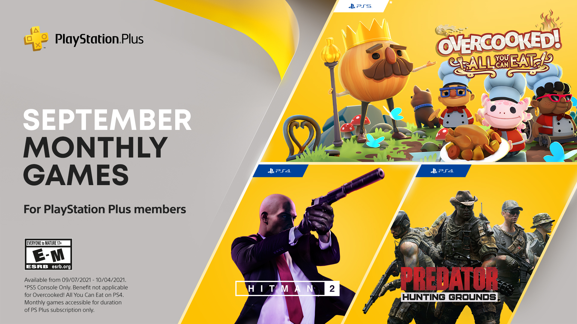 Sony เผยรายชื่อเกมฟรีของชาว PS Plus ประจำเดือนกันยายน 2021 (โซน 1)