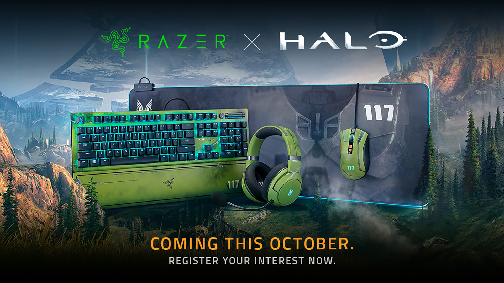 Razer เปิดตัวชุดเกมมิงเกียร์ลาย Halo Infinite