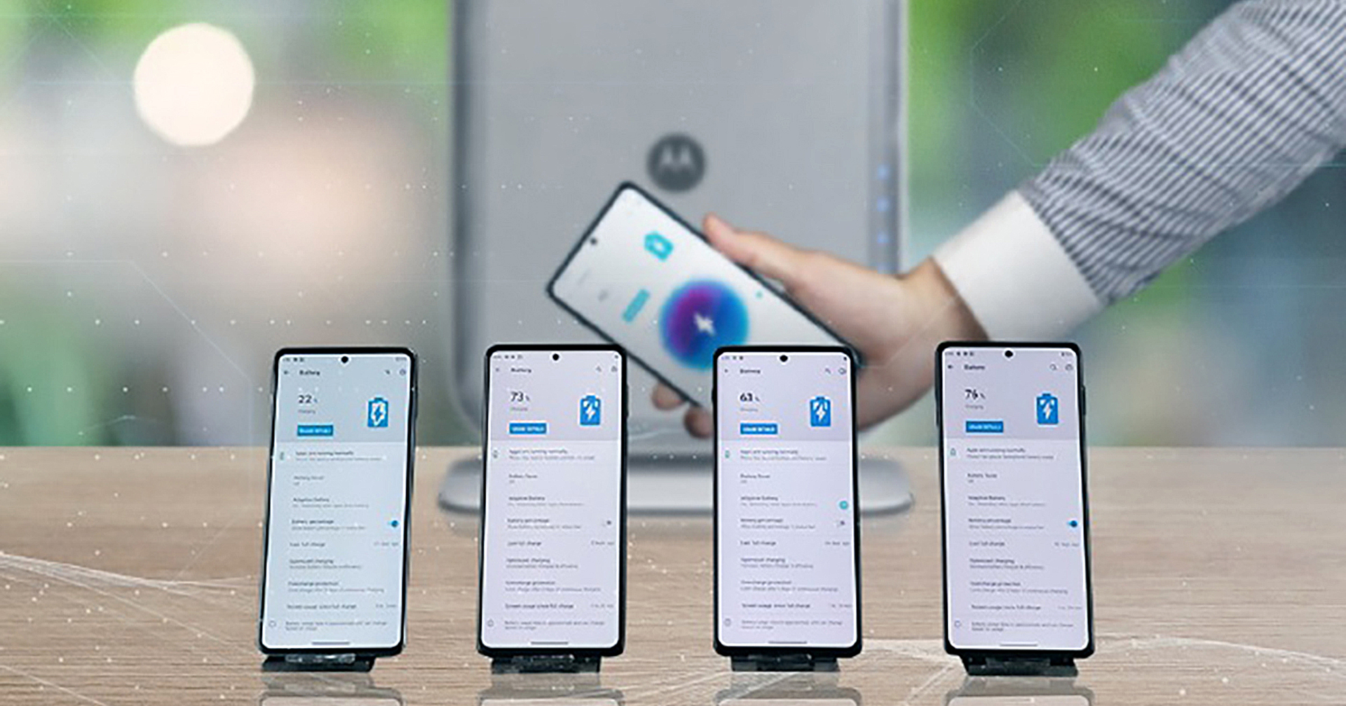 Motorola โชว์ตัวอย่างที่ชาร์จไร้สาย รองรับการชาร์จได้ไกลถึง 3 เมตร