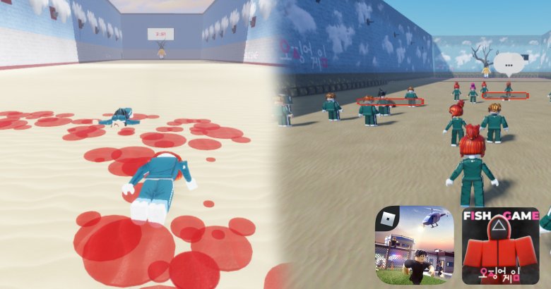 [รีวิวเกม] พาไปเล่น AEIOU ตามซีรีส์ SQUID GAME ใน ROBLOX