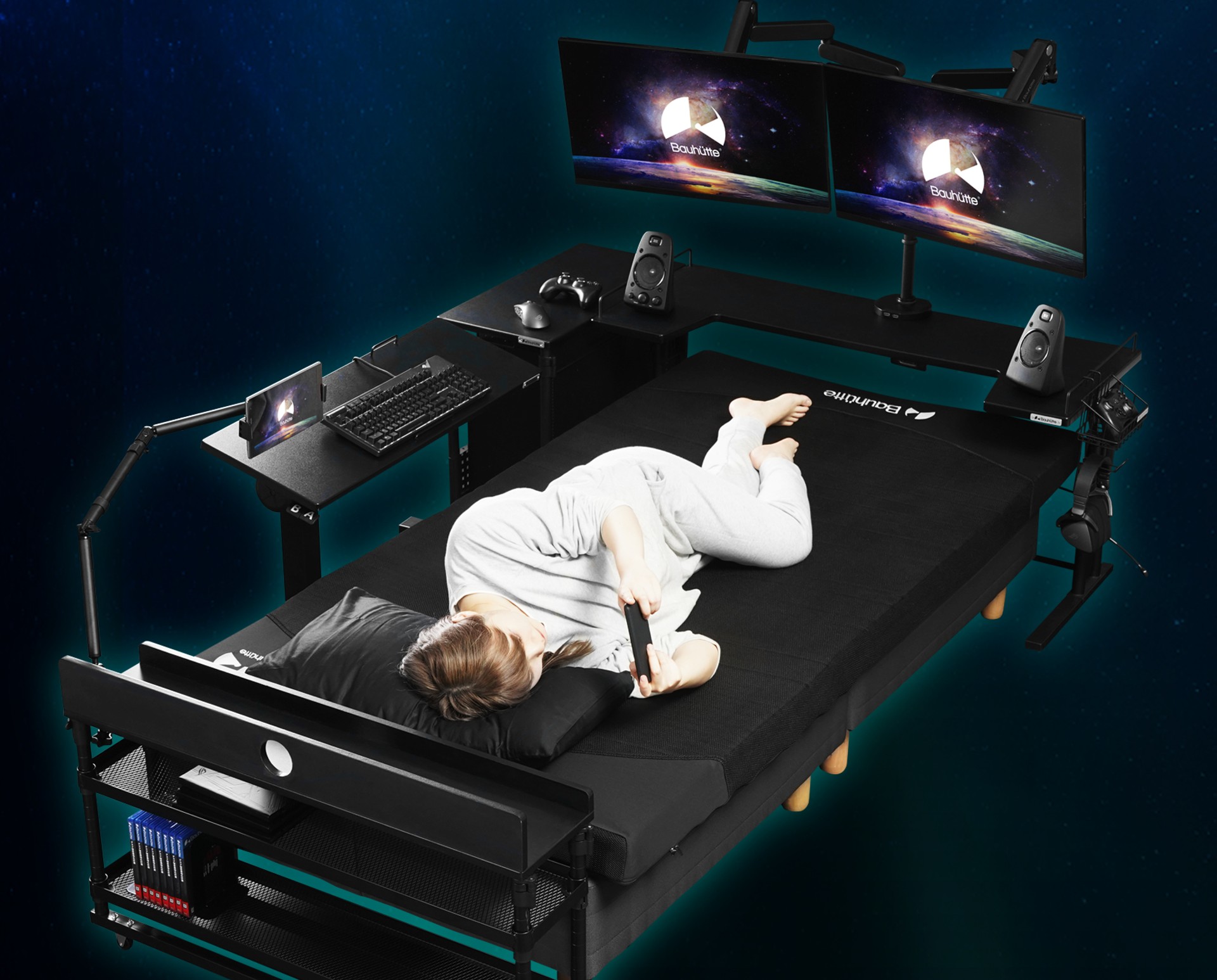 บริษัท Bauhutte ออกผลิตภัณฑ์ที่นอนเกมมิงในชื่อ “Gaming Mattress”