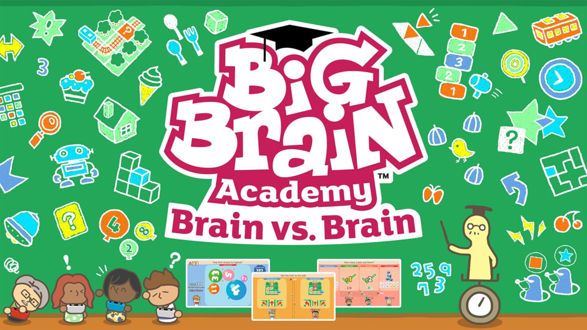 พร้อมฝึกสมองไปกับ Big Brain Academy: Brain vs. Brain