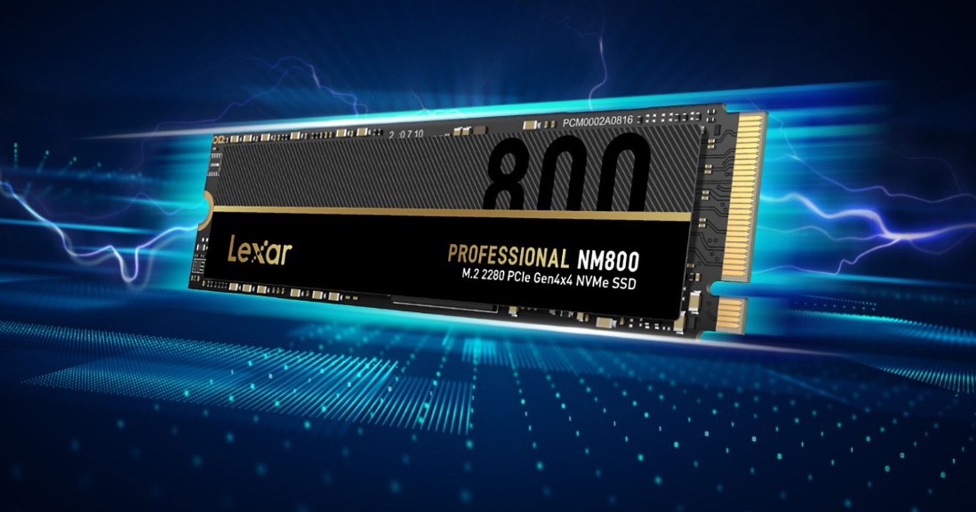 เปิดตัวอุปกรณ์เก็บข้อมูลระดับมืออาชีพ Lexar Professional NM800 M.2 2280 PCIe Gen4x4 NVMe SSD