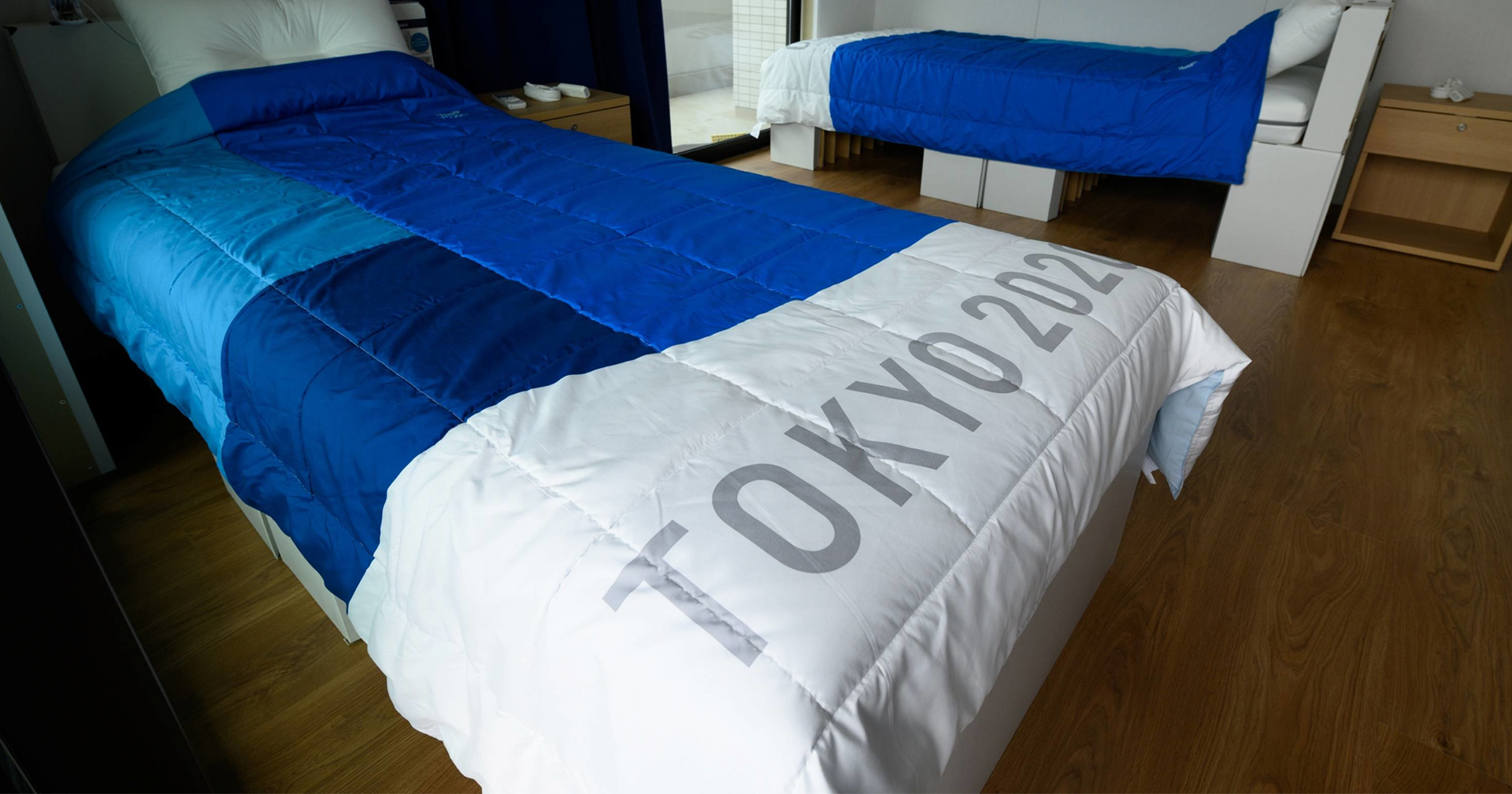 เตียงลังกระดาษโอลิมปิก ถูกนำมาใช้รักษาผู้ป่วยโควิด-19 ที่โอซาก้าต่อ