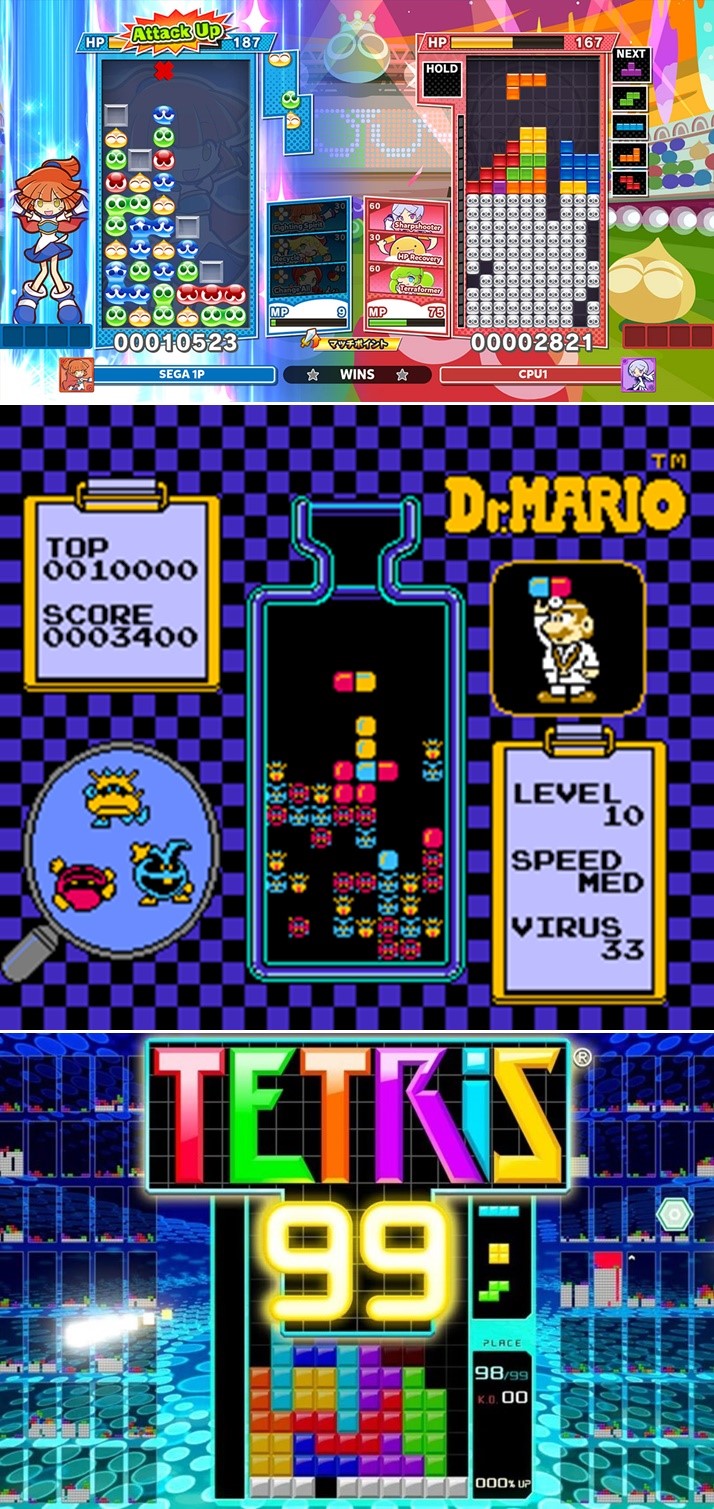 Puyo Puyo
Dr.Mario