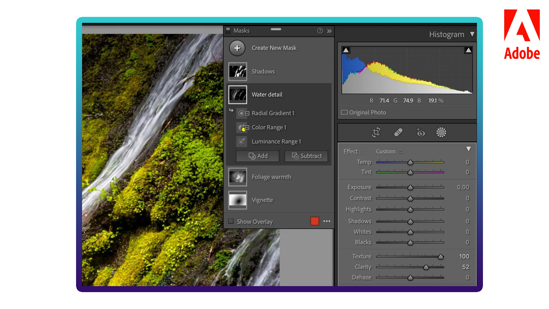 Adobe Camera Raw เพิ่มความสามารถเลือกแต่งภาพเฉพาะส่วนในฟีเจอร์ Masking