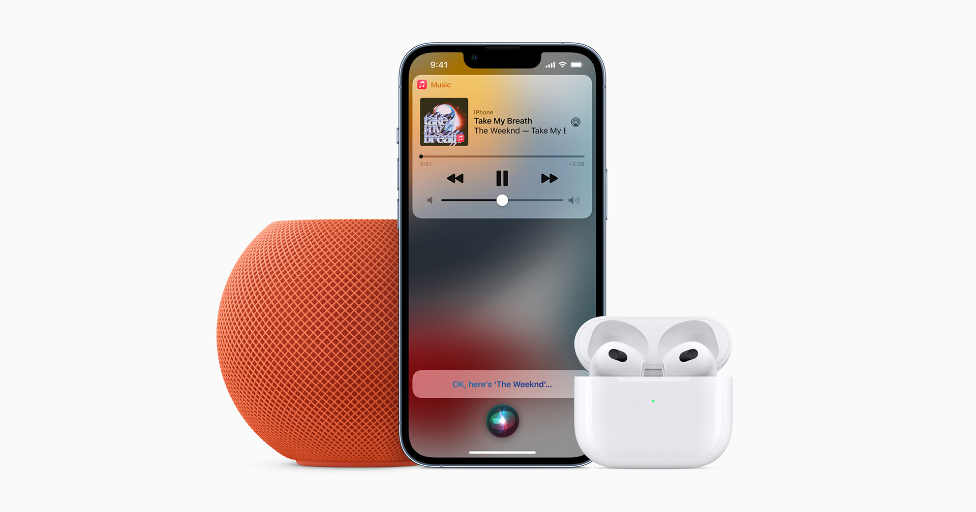 Apple เปิดตัว HomePod mini ใหม่ 3 สี และ Apple Music แพ็กเกจใหม่ ถูกกว่าเดิม