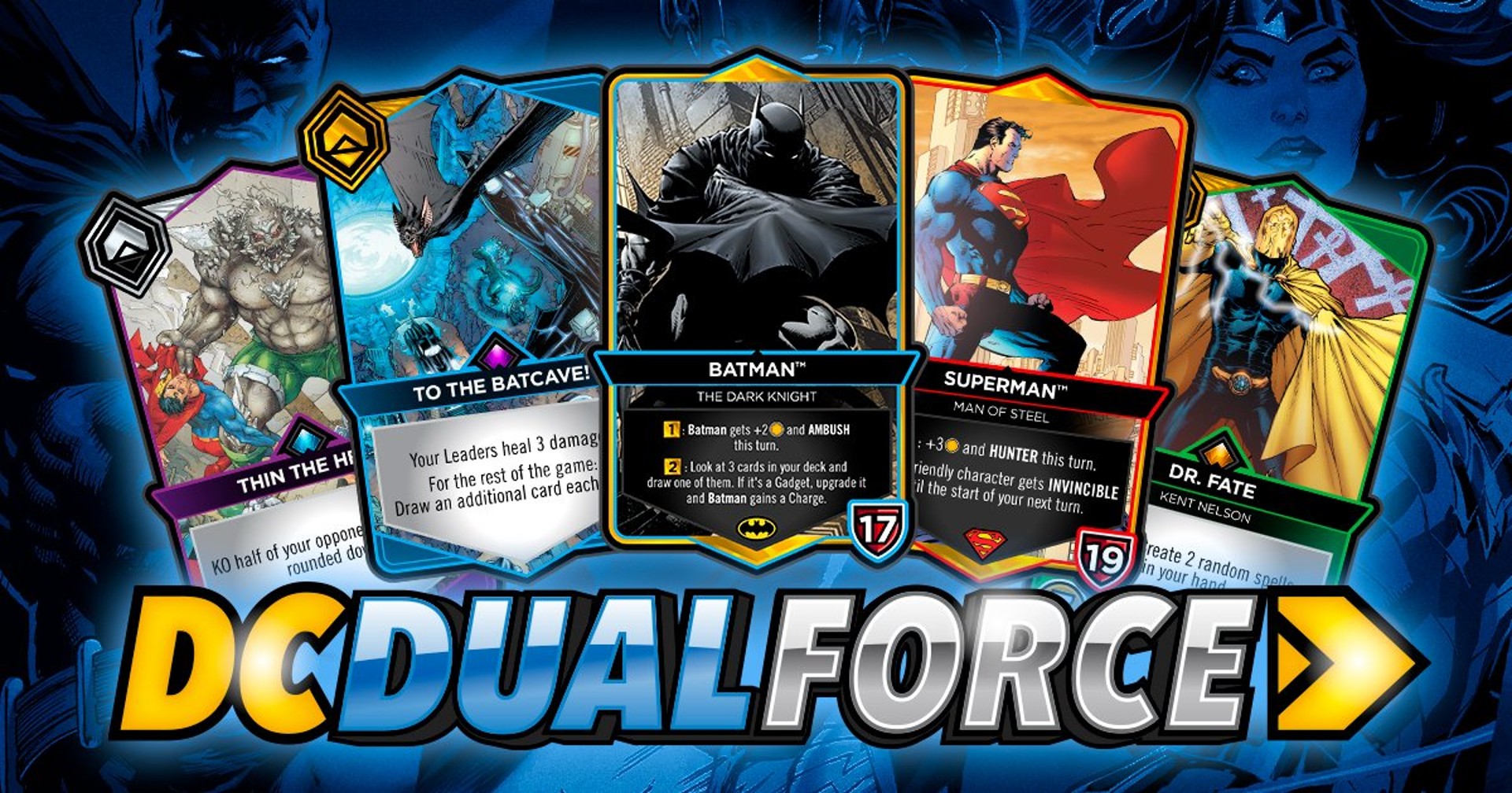 DC Comics เปิดตัวการ์ดเกมดิจิทัล DC Dual Force