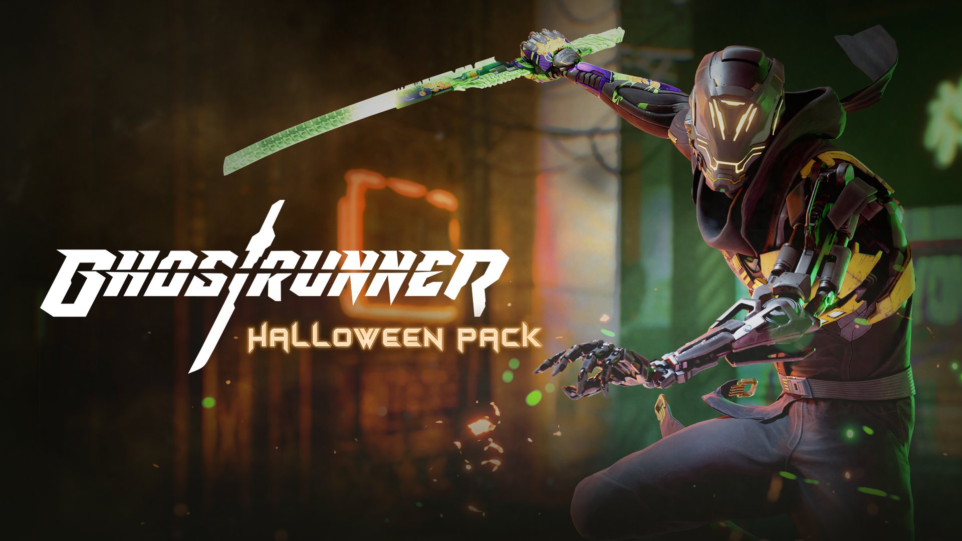 Ghostrunner ปล่อยเนื้อหาเสริม Halloween Pack ออกมาให้เล่นแล้ว