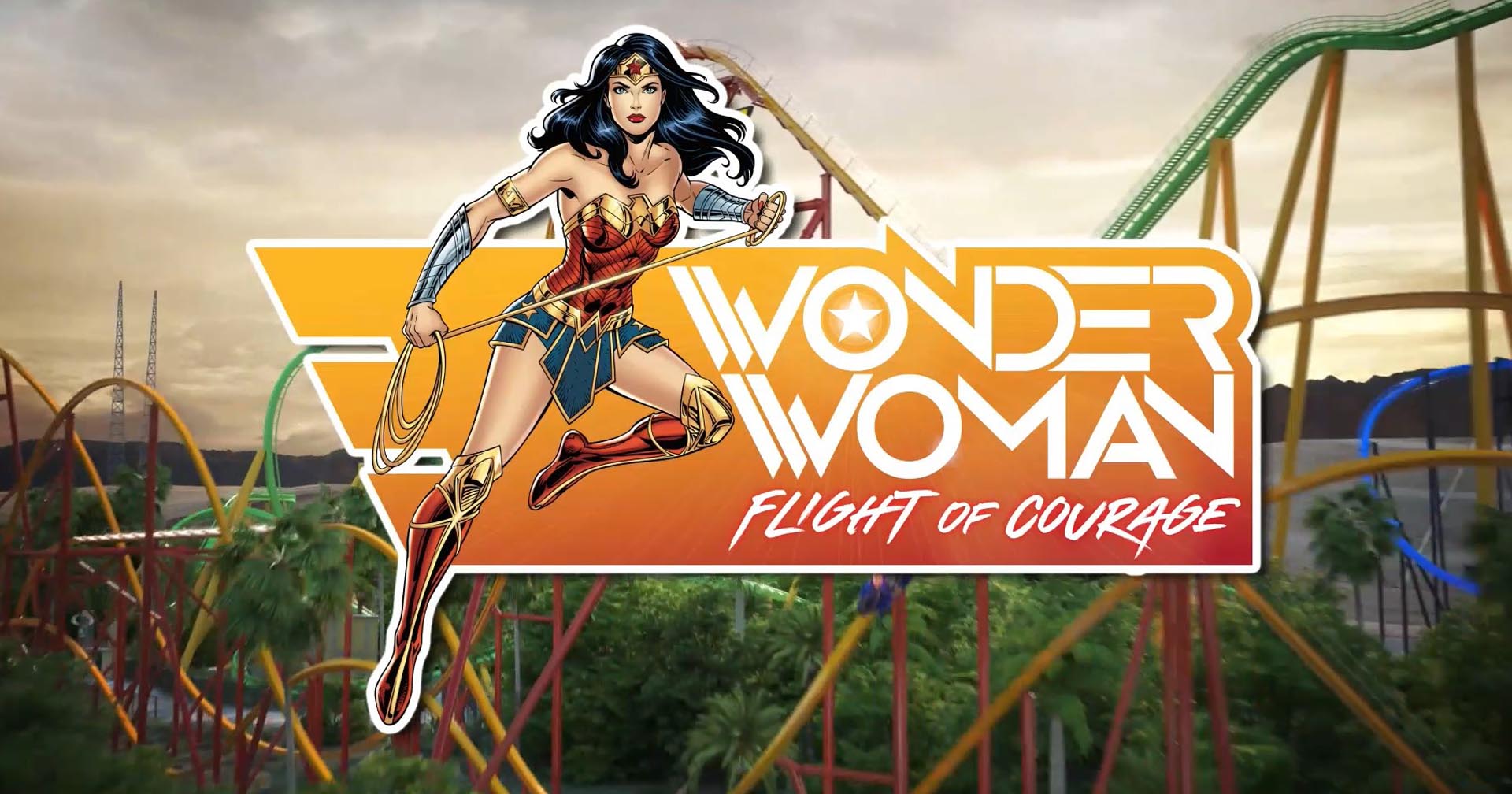 สวนสนุก Six Flags Magic Mountain ทำลายสถิติโลกหลังเปิดตัวรถไฟเหาะใหม่ล่าสุดธีม Wonder Woman
