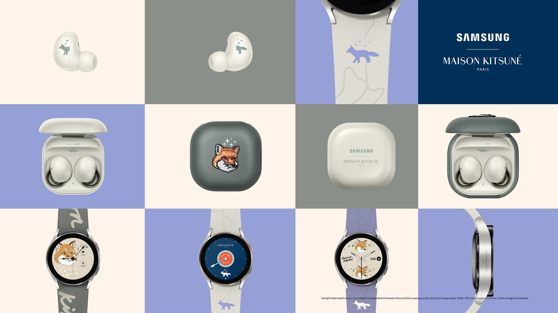 อร๊าย น่ารัก Samsung x Maison Kitsuné ส่ง Galaxy Buds2 และ Watch4 ลายจิ้งจอกขายในไทย